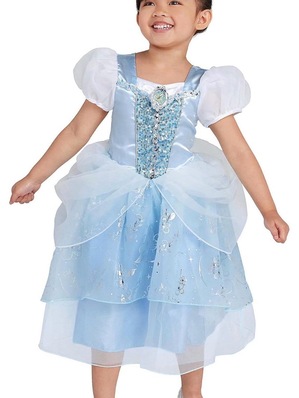 New Cinderella Disney Princess Dress - Kids Fairy Tale Gown